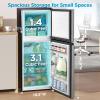 imageMidea WHD113FSS1 Compact Refrigerator 31 cu ft Stainless SteelStainless Steel