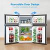 imageMidea WHD113FSS1 Compact Refrigerator 31 cu ft Stainless SteelStainless Steel