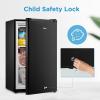 imageMidea WHS109FW1 Upright Freezer 30 Cubic Feet WhiteBlack