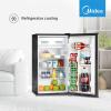 imageMidea WHS160RB1 Single Reversible Compact Refrigerator 44 Cubic Feet Fridge BlackBlack