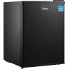 imageMidea WHS160RB1 Single Reversible Compact Refrigerator 44 Cubic Feet Fridge BlackBlack