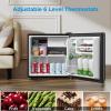 imageMidea WHS160RB1 Single Reversible Compact Refrigerator 44 Cubic Feet Fridge BlackBlack
