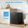 imageMidea WHS160RB1 Single Reversible Compact Refrigerator 44 Cubic Feet Fridge BlackBlack