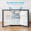 imageMidea WHS160RB1 Single Reversible Compact Refrigerator 44 Cubic Feet Fridge BlackBlack