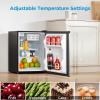 imageMidea WHS160RB1 Single Reversible Compact Refrigerator 44 Cubic Feet Fridge BlackStainless Steel