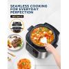 imageMidea WideMax 12in1 Electric Pressure Cooker 65 Quart 12 Presets MultiFunctional Programmable Slow Cooker Rice Cooker Steamer Saut Pan Cake Yogurt Warmer and MoreWideMax