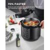 imageMidea WideMax 12in1 Electric Pressure Cooker 65 Quart 12 Presets MultiFunctional Programmable Slow Cooker Rice Cooker Steamer Saut Pan Cake Yogurt Warmer and MoreBlack