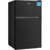 imageMidea WHD113FSS1 Compact Refrigerator 31 cu ft Stainless SteelBlack