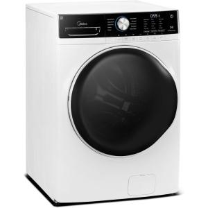 imageMidea MLH45N1AWW Front Load Washer Automatic Machine Vibration Control PreSoak Speed Wash 10 Cycles Energy Star Certified 45 Cuft White