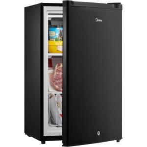 imageMidea WHS109FW1 Upright Freezer 30 Cubic Feet WhiteBlack