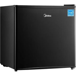 imageMidea WHS160RB1 Single Reversible Compact Refrigerator 44 Cubic Feet Fridge BlackBlack