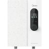 imageMidea 18KW Electric Tankless Water Heater Touch Control WiFi Control LED Display Child Mode 240 Volts with Automatic Power Modulation Ondemand Hot Water White18KW