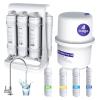 imageMidea Reverse Osmosis System 4Stage RO Under Sink Water Filtration System NSFANSI Certified Ultra Safe Materials Superb Taste Drinking Water Filter for Home 75 GPD Easy DIY Install