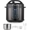 imageMidea WideMax 12in1 Electric Pressure Cooker 65 Quart 12 Presets MultiFunctional Programmable Slow Cooker Rice Cooker Steamer Saut Pan Cake Yogurt Warmer and MoreBlack