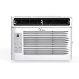 imageMidea 12000 BTU Smart Inverter Air Conditioner Window Unit with Heat and Dehumidifier  Cools up to 550 Sq Ft Energy Star Rated Quiet Operation Electronic Controls Remote Control White5 000 BTU  Electronic Control New