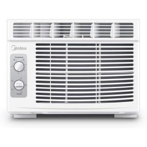 imageMidea 12000 BTU Smart Inverter Air Conditioner Window Unit with Heat and Dehumidifier  Cools up to 550 Sq Ft Energy Star Rated Quiet Operation Electronic Controls Remote Control White5 000 BTU