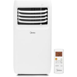 imageMidea Duo 14000 BTU 12000 BTU SACC High Efficiency Inverter Ultra Quiet Portable Air Conditioner with Heat up to 550 Sq Ft Works with AlexaGoogle Assistant with Remote Control ampamp Window KitWhite
