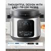 imageMidea 10in1 Electric Pressure Cooker with Slow Cooker Steamer Saute Sous Vide and Bake Modes Stovetop ampamp Oven Safe Stainless Steel Pot 6 Quarts