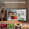 imageMidea MERM17B0ABB 17 Cu Ft Mini Fridge Compact Refrigerator with Adjustable Thermostat Reversible Door Low Noise Energy Efficient Ideal for Dorm Office Bedroom BlackBlack