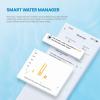 imageMidea 13KWupdated Electric Tankless Water Heater Touch Control WiFi Control LED Display Child Mode 240 Volts with Automatic Power Modulation Ondemand Hot Water White18KWupdated